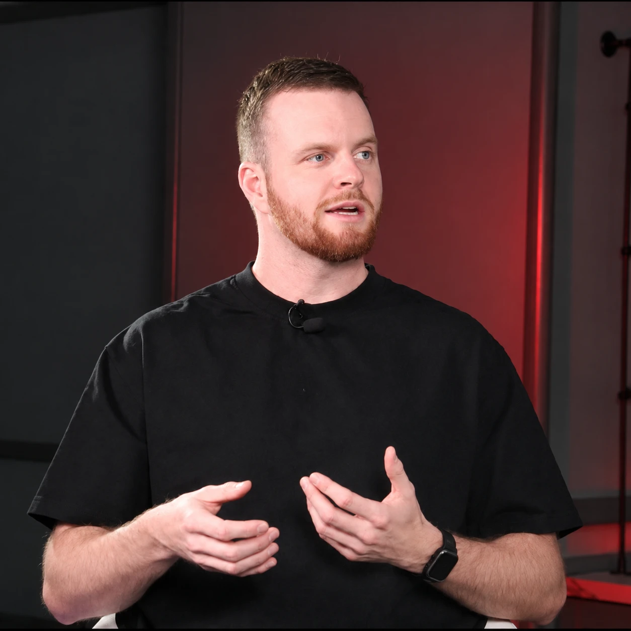 Cypen founder Jacob Larsen speaking about security